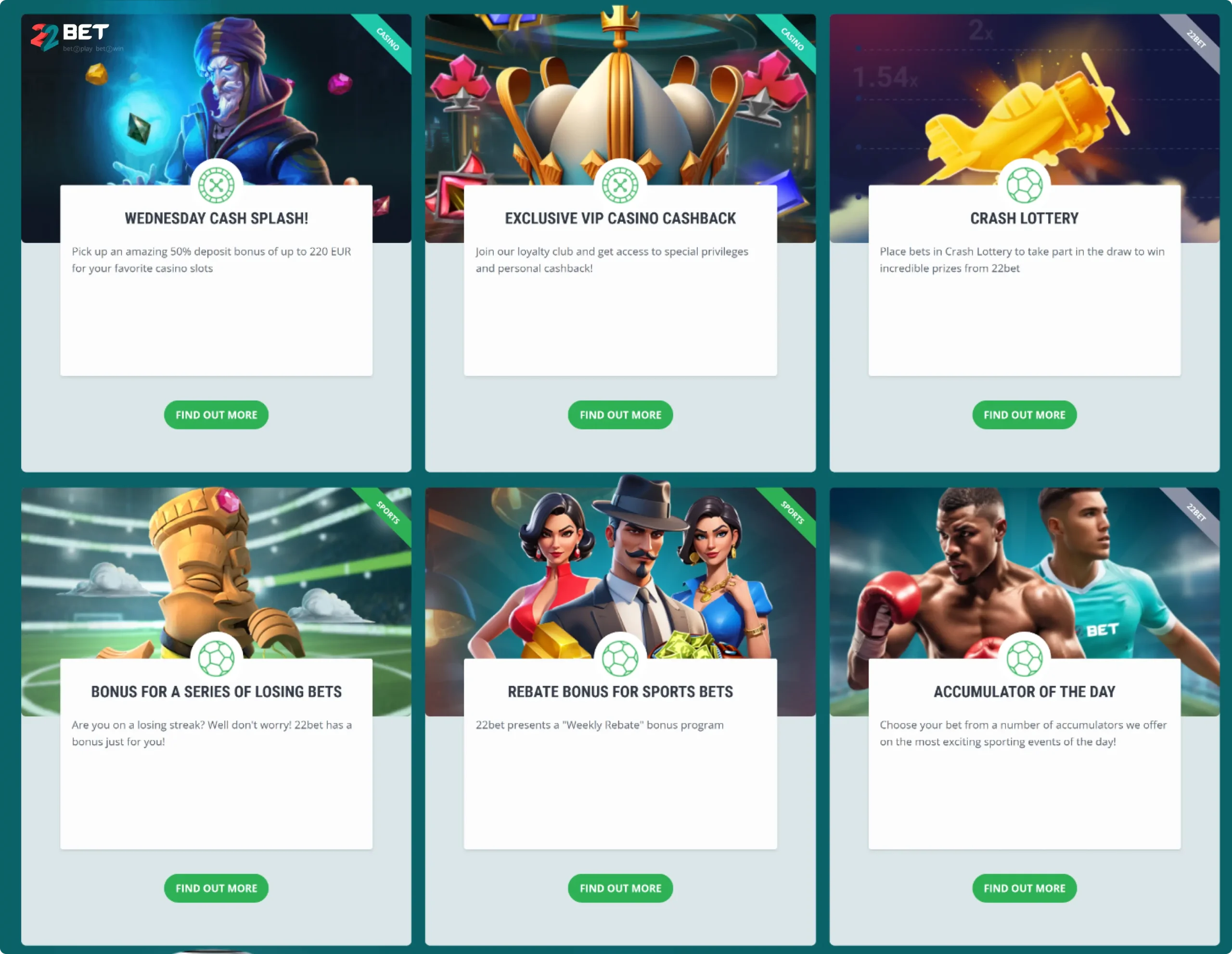 22Bet Mobile Version