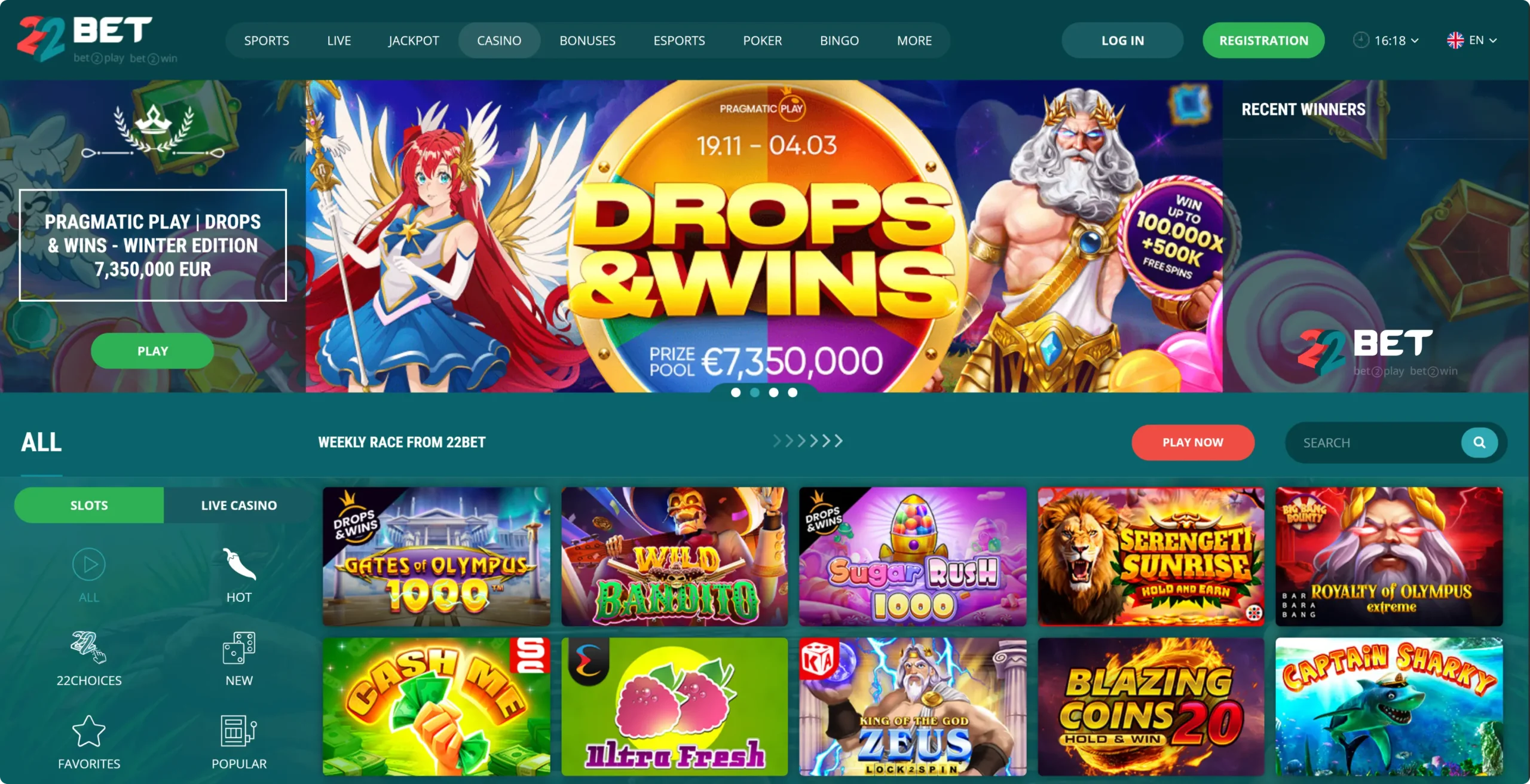 22Bet Top Slot Games 22Bet Top Slot Games